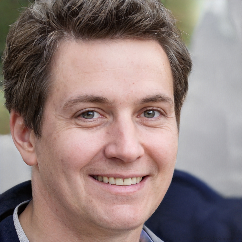 Portrait of a church member smiling outdoors